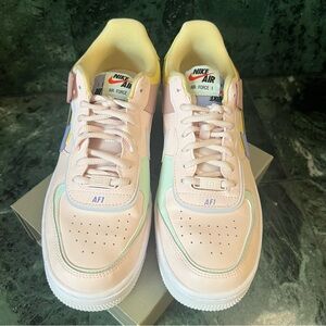 Nike Women’s Air Force 1 Shadow Size 10 Pink Lemon Wash CI0919-600 EUC